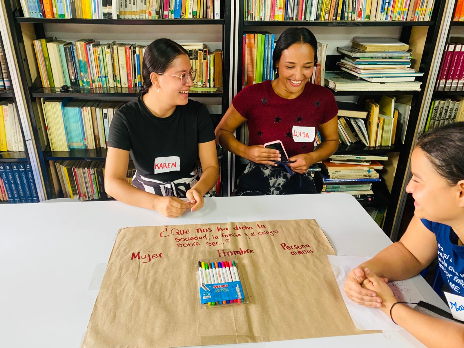 Taller comunitario de la fundación